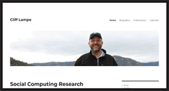 Desktop Screenshot of clifflampe.org